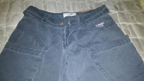 47 Street: Pantalón De Gabardina Negro Talle Xs , Nuevo