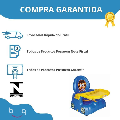 Imagem 6 de 6 de Cadeira Refeição Portátil Papinha Azul/rosa Magic Toys