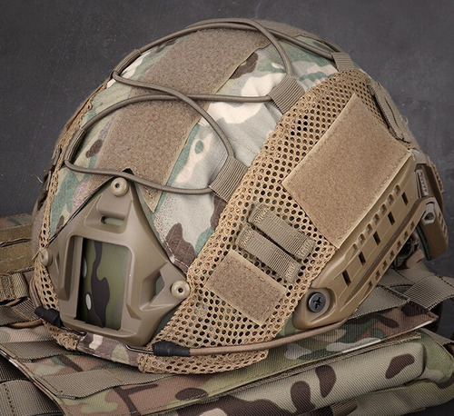 Funda Cubre Casco Militar - Airsoft Camuflaje Multicam