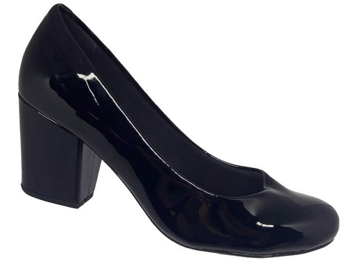 scarpin moleca preto