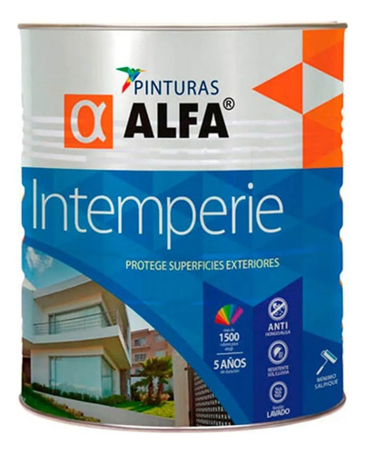 Pintura Intemperieblanco 5 Gl Alfa