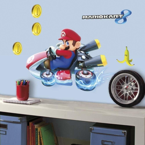 Vinilo Decorativo Pared [0xpqhhm0] Nintendo Mario Kart 8