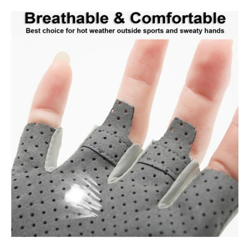 1 Par De Guantes De Equitación Transpirables De Secado Rápid