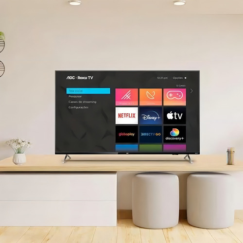 Smart Tv Aoc 50u6125 50'' 4k Led Nova Lacrada + Nfe 2025