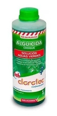 Alguicida Choque Clorotec X 1lt (soloción Aguas Verdes) 