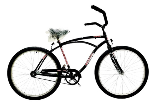 Bicicleta Playera C/pedal R26 Hombre Negro
