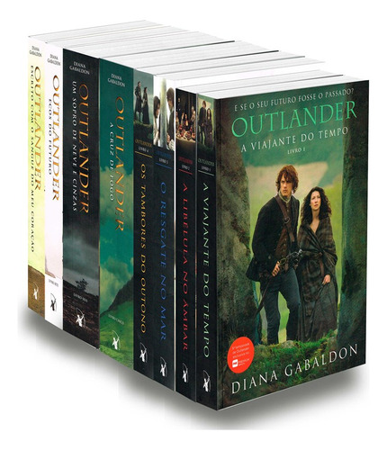 Coleção Outlander Completa Vol. 1 Ao 8 de Ali Hazelwood Editora Arqueiro Capa Mole em Português 2022