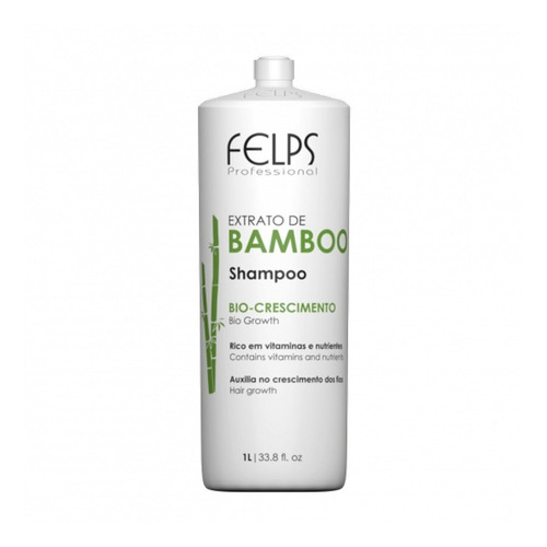 Felps Shampoo Extrato De Bamboo Crescimento 1l + Brinde