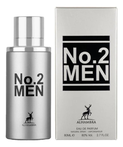 Perfume No.2 Men By Maison Alhambra 80 Ml Original Com Garantia