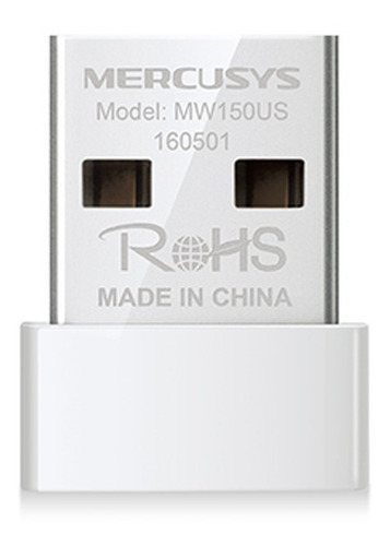 Nano Adaptador Usb Wifi Mercusys N150 Mw150us Inalambrico