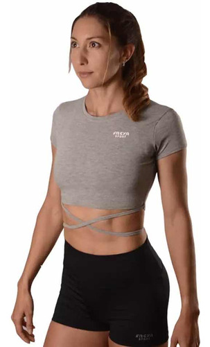 Remera Deportiva Con Tiras Freya Sports