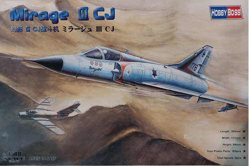 Mirage 3 Cj 1/48 Hobbyboss Maqueta P Armar