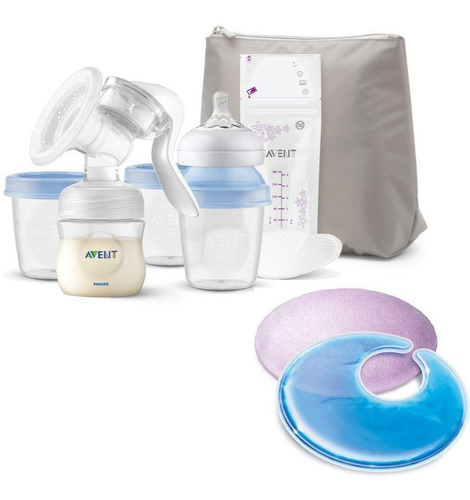 Kit De Amamentação - 8 Peças + Thermopads - Philips Avent