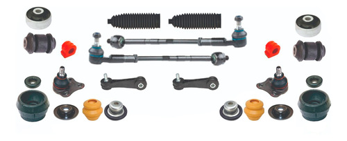 Kit Bases Rotulas Bieletas Gomas Bujes Vw Jetta A4 99-08