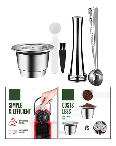 Cápsula De Café Reutilizable Para Máquina De 1 Cápsula