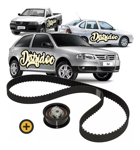 Kit Distribucion Vw Polo Gol Saveiro 1.9 Diesel 