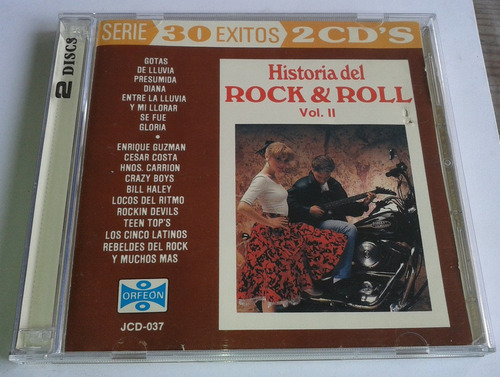 Historia Del Rock & Roll Volumen Dos  2 Cds Discos Orfeon