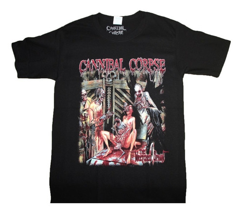 Gusanobass Playera Metal Rock Cannibal Corpse Wretched 2 X L