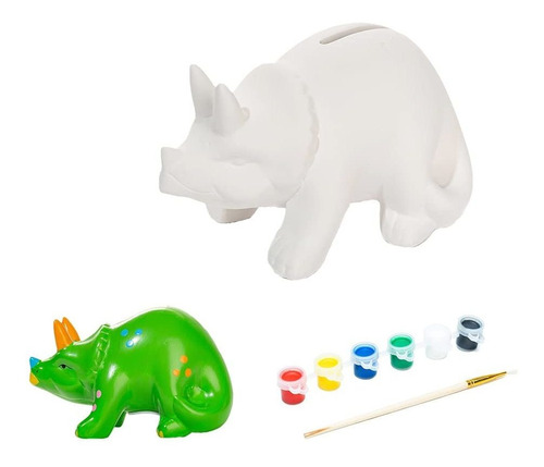 Kit Idad Dinosaurio Suministro Arte Ceramica Juego Para