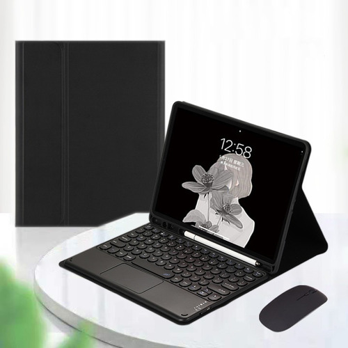 Funda Con Teclado Mouse Para Samsung Tab S6 Lite Sm-p610