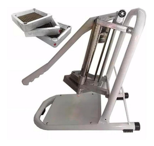 Maquina Corta Papas Bastón Industrial Con 3 Discos De Corte