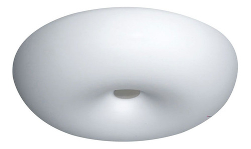 Plafon 3 Luces Led Ideal Dormitorio 38cm Vidrio Buena Luz