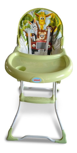 Imagen 2 de 2 de Silla De Comer Bebesit 6200 Plegable Apoyapie Lavable