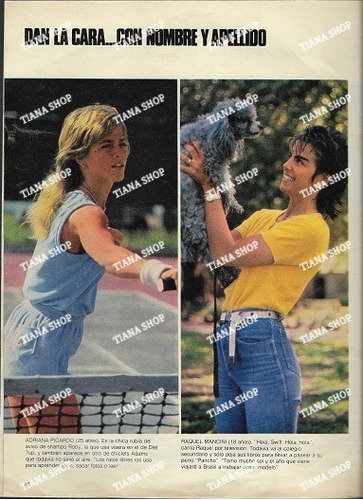 Clipping_año 1982: Raquel Mancini & Adriana Piccardo