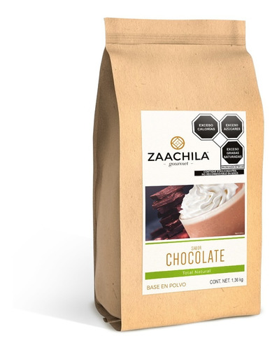 Zaachila Gourmet Chocolate Oscuro Base Frappe 1.36 Kg