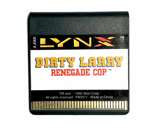 Dirty Larry Renegade Cop - Juego Original Para Atari Lynx
