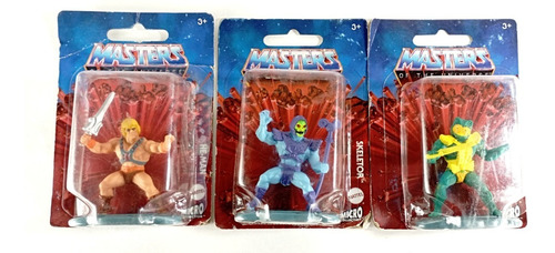 Lote De 3 He-man Micro Collection Motu Mattel 2020 