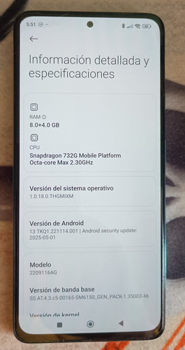 Xiaomi Redmi Note 12 Pro 4g Dual Sim 256 8 Gb Ram Azul Claro (Usado)