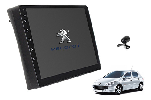 Central Multimidia Android Peugeot  307 2002 9 Pol  Gps Bt 