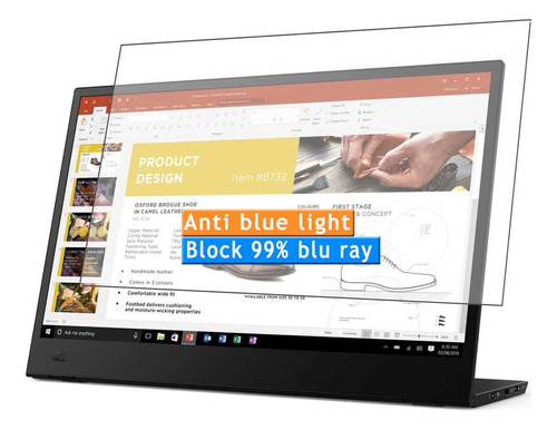 2 Protector Pantalla Antiluz Azul Para Lenovo Thinkvision No