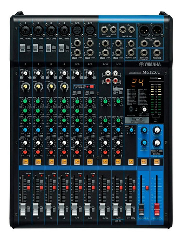 Mixer Yamaha Mg12xu 12 Canales Mg 12 Xu Usb Cuo