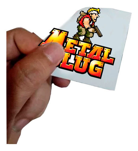 Sticker Calcomanias Pegatinas Metal Slug Calcas Juego X50 