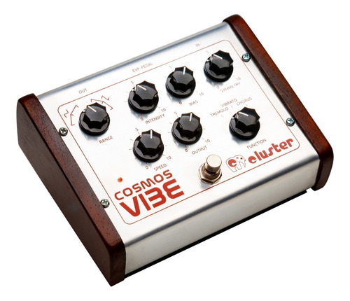 Imagen 2 de 2 de Pedal de efecto Cluster Cosmos Vibe-13 plateado