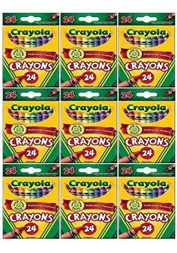 Crayola 24 Conde Caja De Crayones No Tóxicos Útiles Escolare