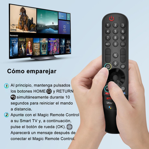 Control Remoto Para LG Magic Mr22ga Smart Tv Voz Puntero