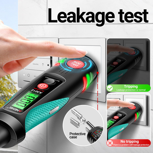 Probador De Voltaje Aneng Modelo Sin Contacto Lcd Color