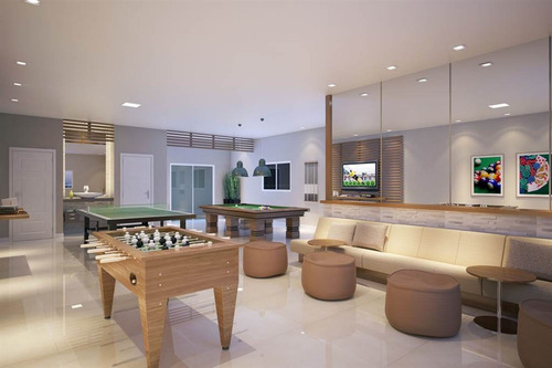 Imagem 3 de 14 de Apartamento, 1 Dorms Com 52.37 M² - Caiçara - Praia Grande - Ref.: Mgq299 - Mgq299