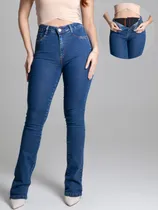 Comprar Calça Jeans Feminina Cintura Alta Super Lipo Sawary Lycra