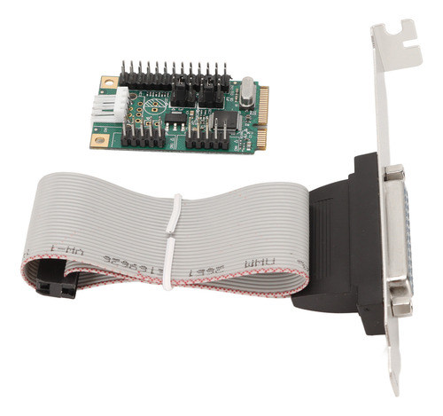 Expansión De Tarjeta Vertical Pcie De Puerto Paralelo Minipc