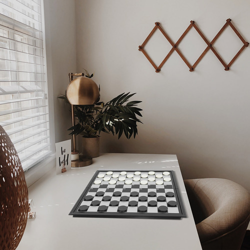 Mini Juego Checkerboard De Toys Checkers Mesa