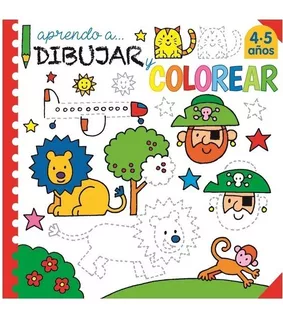 Libro Aprendo A Dibujar Y Colorear 4-5 Años