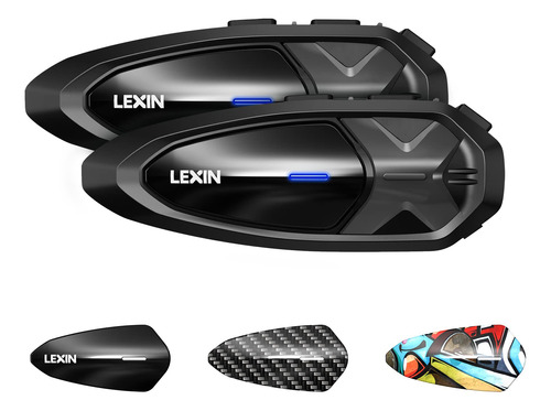 Lexin 2 Auriculares Bluetooth Lx-gtx De 10 Vas Para Casco De