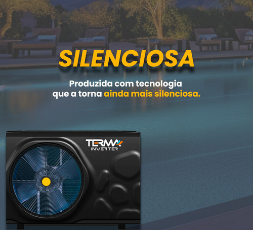 Bomba De Calor P/ Piscina Nautilus Terma Inverter 3 Com Wifi