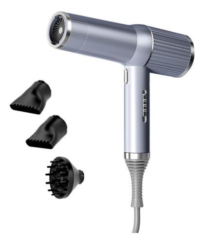 Secador De Pelo De Alta Velocidad Con Para Cabello , Gris 3