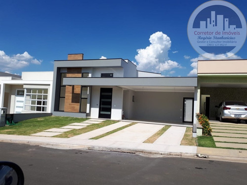 Imagem 2 de 10 de Casa Nova Condominio Jardim Residencial Maria Dulce Com 3 Suites - Ca00055 - 67807938
