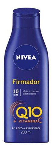 Firmador Pele Seca A Extrasseca Q10 Vitamina C Nivea 200ml